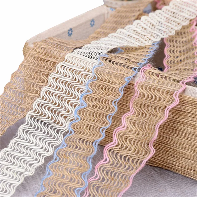 2M/Roll Clothing Decoration Corrugated Lace DIY Apparel Sewing Fabric Hemp Wedding Ornament Supplies Glass Bottles Adorn Linen
2M/Roll Clothing Decoration Corrugated Lace DIY Apparel Sewing Fabric Hemp Wedding Ornament Supplies Glass Bottles Adorn Linen