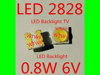 500pcs For SHARP LED LCD TV Backlight Application LED 2828 LED Backlight TV High Power 0.8W 6V Cool white LED Backlight
500pcs For SHARP LED LCD TV Backlight Application LED 2828 LED Backlight TV High Power 0.8W 6V Cool white LED Backlight