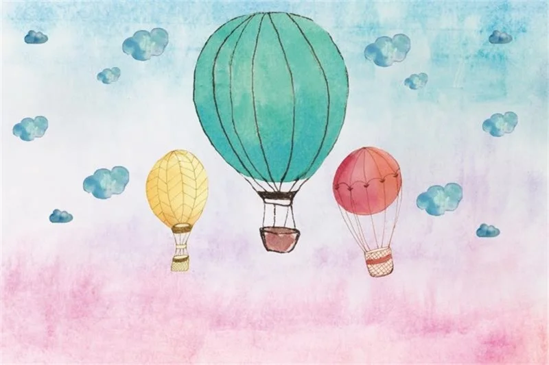 Laeacco Hot Air Balloons Watercolor Painting Baby Children PartyPhotography Background Customized Backdrops For Photo Studio
Laeacco Hot Air Balloons Watercolor Painting Baby Children PartyPhotography Background Customized Backdrops For Photo Studio