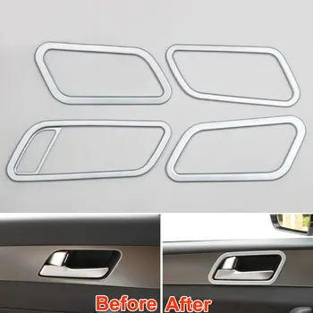 4Pcs ABS Inner Door Handle Bowl Cover Trim Frame Decoration Ring For Hyundai Sonata 9Th (LF) 2015
4Pcs ABS Inner Door Handle Bowl Cover Trim Frame Decoration Ring For Hyundai Sonata 9Th (LF) 2015