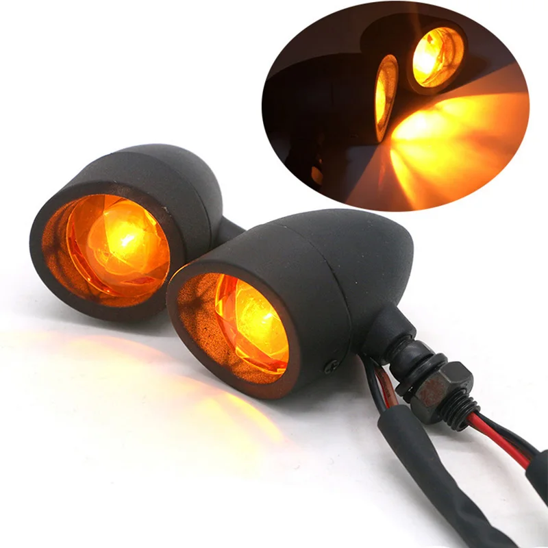 2pcs/lot Universal Motorcycle Turn turning Signal Indicator Light Moto Accessories for Cafe Racer Chopper Bobber Custom
2pcs/lot Universal Motorcycle Turn turning Signal Indicator Light Moto Accessories for Cafe Racer Chopper Bobber Custom