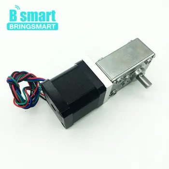 Bringsmart Stepper A58SW-42BY DC Worm Geared Motor 12v For Ratio 1:32 With Micro Self-lock Turbine Gearbox 24v Stepping Machine
Bringsmart Stepper A58SW-42BY DC Worm Geared Motor 12v For Ratio 1:32 With Micro Self-lock Turbine Gearbox 24v Stepping Machine