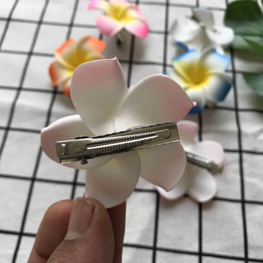 Random Color 1Pc New Arrival Sunny Bright Plumeria Flower Foam Hair Clip Barrettes Hair Clow Hairpin For Women Hair Styling Tool
Random Color 1Pc New Arrival Sunny Bright Plumeria Flower Foam Hair Clip Barrettes Hair Clow Hairpin For Women Hair Styling Tool