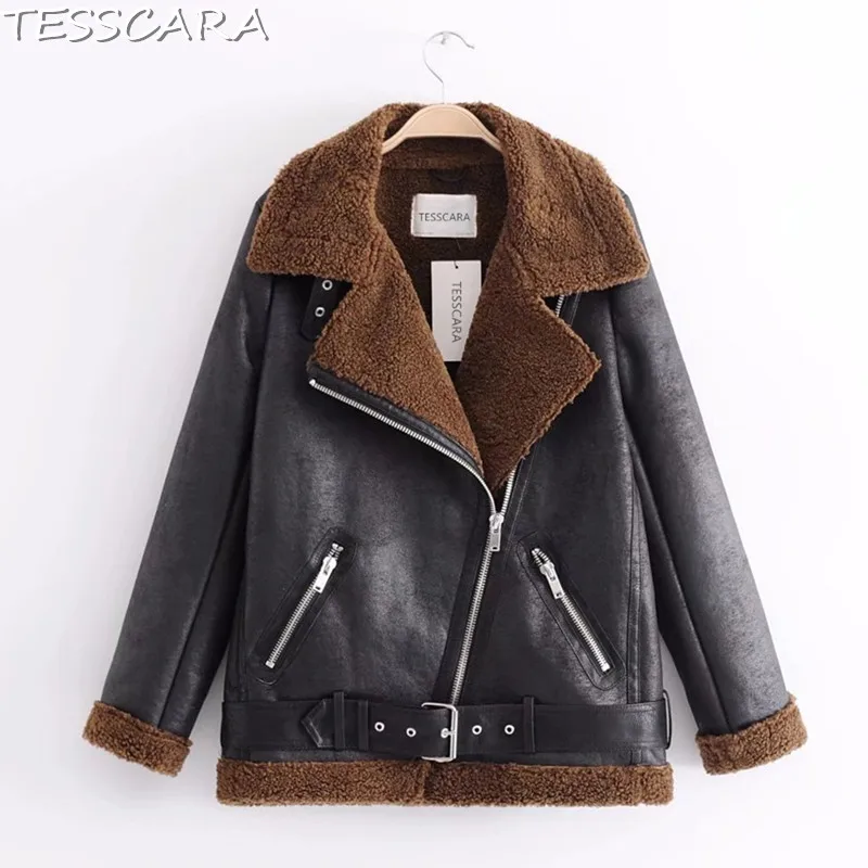 TESSCARA Women Autumn & Winter Basic Jacket Coat Female Leather Suede Windbreaker Overcoat Outerwear & Coats Plus Size XS-2XL
TESSCARA Women Autumn & Winter Basic Jacket Coat Female Leather Suede Windbreaker Overcoat Outerwear & Coats Plus Size XS-2XL