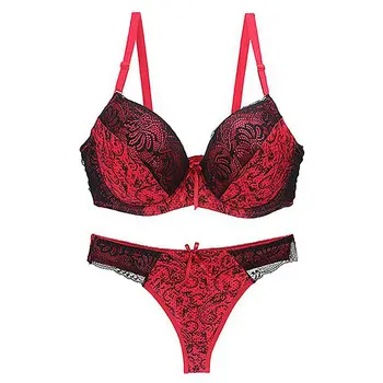 YANDW Newest Red Lace Bra Adjustment Ultra-thin Side Gathering Push Up Women's Bras Briefs Set Sexy Lace Underwear Underwire
YANDW Newest Red Lace Bra Adjustment Ultra-thin Side Gathering Push Up Women's Bras Briefs Set Sexy Lace Underwear Underwire