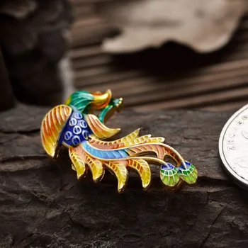 Copper Cloisonne Bluing gilded engraved Phoenix bluing lucky bird peaco Connector Charms For Jewelry Making 30mm 5pcs
Copper Cloisonne Bluing gilded engraved Phoenix bluing lucky bird peaco Connector Charms For Jewelry Making 30mm 5pcs