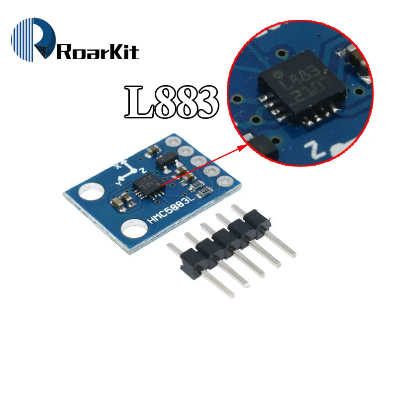 GY-273 3V-5V Original L883 HMC5883L Triple Axis Compass Magnetometer Sensor Module For Arduino Hot Worldwide
GY-273 3V-5V Original L883 HMC5883L Triple Axis Compass Magnetometer Sensor Module For Arduino Hot Worldwide