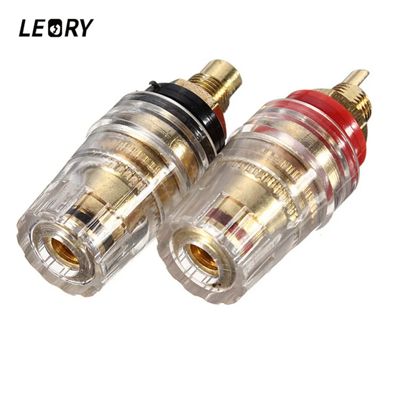 LEORY 2 Pcs Banana Plug Socket Connector Amplifier Speaker Cable Terminal Binding Post Applicable To 4 mm Banana Plug
LEORY 2 Pcs Banana Plug Socket Connector Amplifier Speaker Cable Terminal Binding Post Applicable To 4 mm Banana Plug