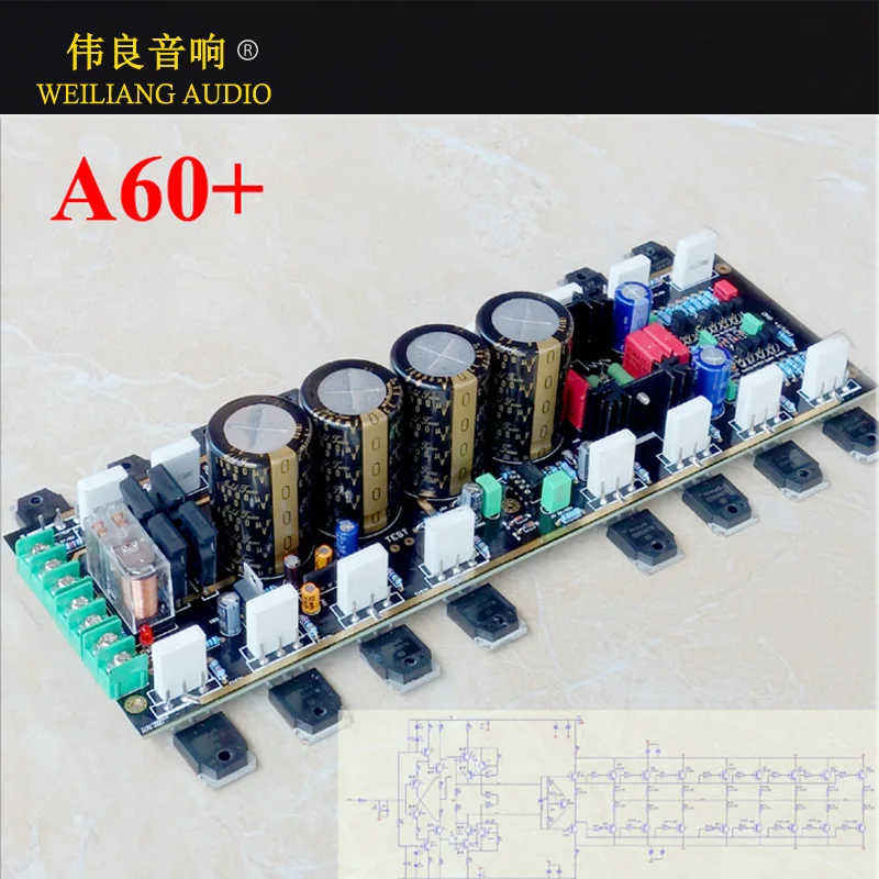 2PCS Upgraded version A60+ 2SC5200 A1943 Power Amplifier Board Reference Accuphase A60 Circuit
2PCS Upgraded version A60+ 2SC5200 A1943 Power Amplifier Board Reference Accuphase A60 Circuit