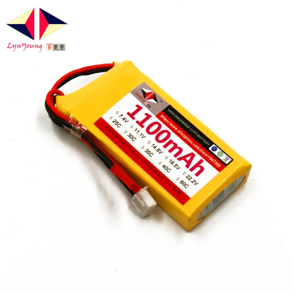 7.4V 1500mAh 25C T Plug Batterie lipo pour Bateau//Voiture//Avion RC