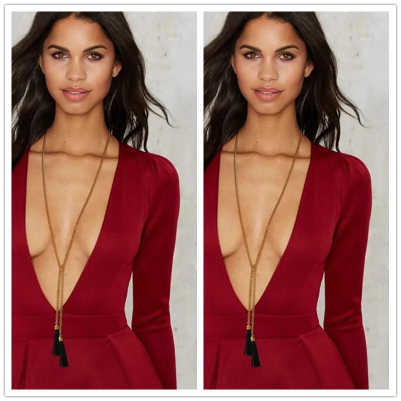 Necklace&Pendant Statement Women Collier Femme Jewelry Tassel Gold-color Chain Necklace Long Vintage Choker Necklace 110cm x60
Necklace&Pendant Statement Women Collier Femme Jewelry Tassel Gold-color Chain Necklace Long Vintage Choker Necklace 110cm x60