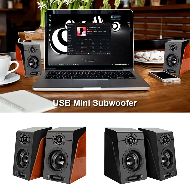 2pcs MiNi Subwoofer Restoring Ancient Ways Desktop Small Computer PC Speakers With USB 2.0 & 3.5mm Interface
2pcs MiNi Subwoofer Restoring Ancient Ways Desktop Small Computer PC Speakers With USB 2.0 & 3.5mm Interface