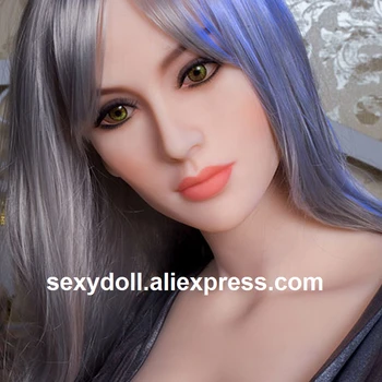 

New 15# TPE silicone sex doll HEAD, sexy realistic lifelike sex doll oral Head American face for 140cm-170cm Height body