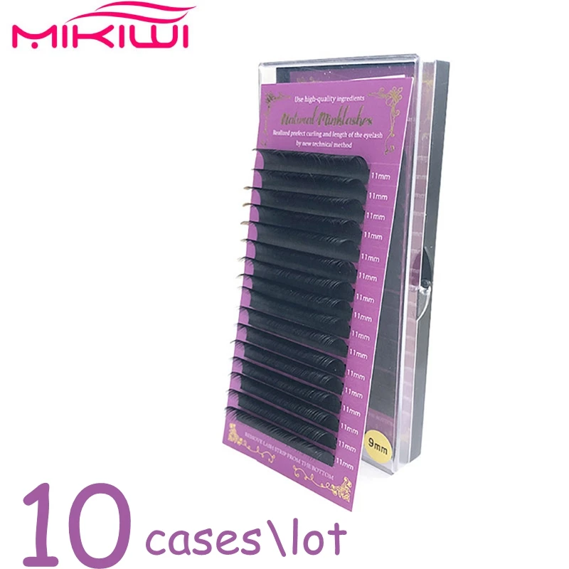mikiwi 10 cases/lot High quality mink eyelash extension individual eyelashes natural eyelashes make up fake false eyelashes
mikiwi 10 cases/lot High quality mink eyelash extension individual eyelashes natural eyelashes make up fake false eyelashes