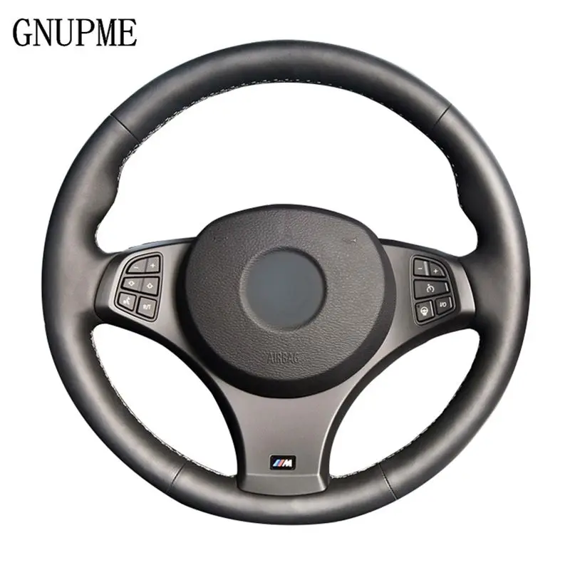 GNUPME DIY Black Steering Wheel Cover Hand-Stitched Artificial Leather Car Steering Wheel Cover for BMW E83 X3 2009 2010
GNUPME DIY Black Steering Wheel Cover Hand-Stitched Artificial Leather Car Steering Wheel Cover for BMW E83 X3 2009 2010