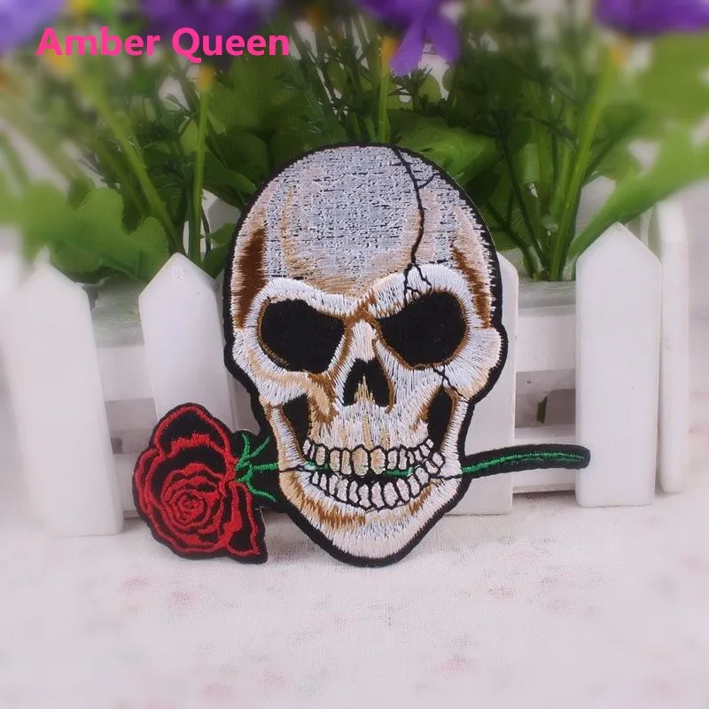 Iron-On Punk Biker Embroidery Patch Sexy Skull Rose Patches DIY Badge Garment Accessory 16BT016
Iron-On Punk Biker Embroidery Patch Sexy Skull Rose Patches DIY Badge Garment Accessory 16BT016
