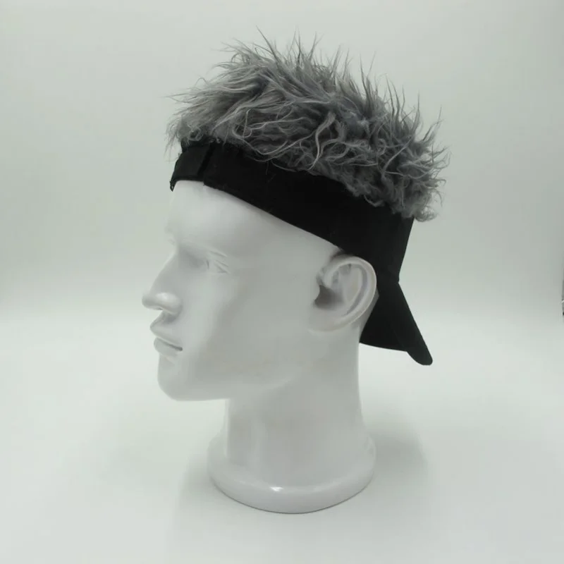 Горячая новинка поддельные чутье волос солнцезащитный козырек шапки для мужчин