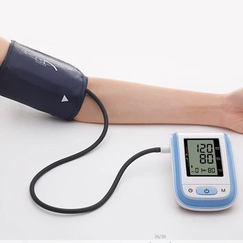 Portable Arm Blood Pressure Monitor Automatic Digital Upper Arm Cuff Electronic Meter Measures Pulse Rate
Portable Arm Blood Pressure Monitor Automatic Digital Upper Arm Cuff Electronic Meter Measures Pulse Rate