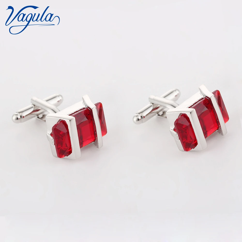 VAGULA Cufflinks Top Luxury Brand Party Wedding gift Suit Shirt Button Bonito Gemelos Red Crystal Cuff links 325
VAGULA Cufflinks Top Luxury Brand Party Wedding gift Suit Shirt Button Bonito Gemelos Red Crystal Cuff links 325