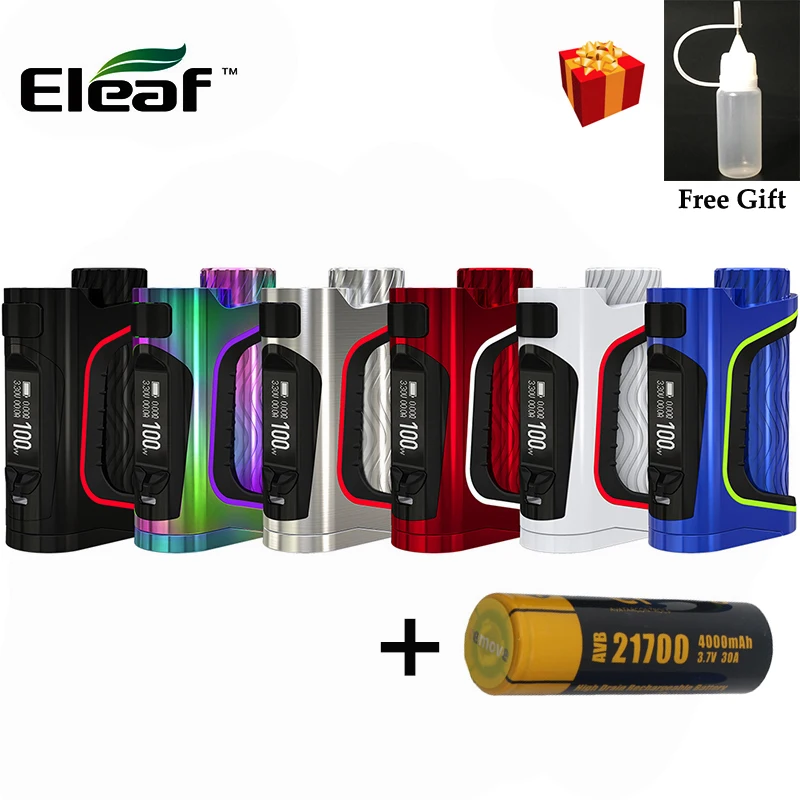 Original Eleaf iStick Pico S 100W Box MOD iStick Pico S With 21700 Battery Fits ELLO VATE Electronic Cigarette RDA RTA
Original Eleaf iStick Pico S 100W Box MOD iStick Pico S With 21700 Battery Fits ELLO VATE Electronic Cigarette RDA RTA