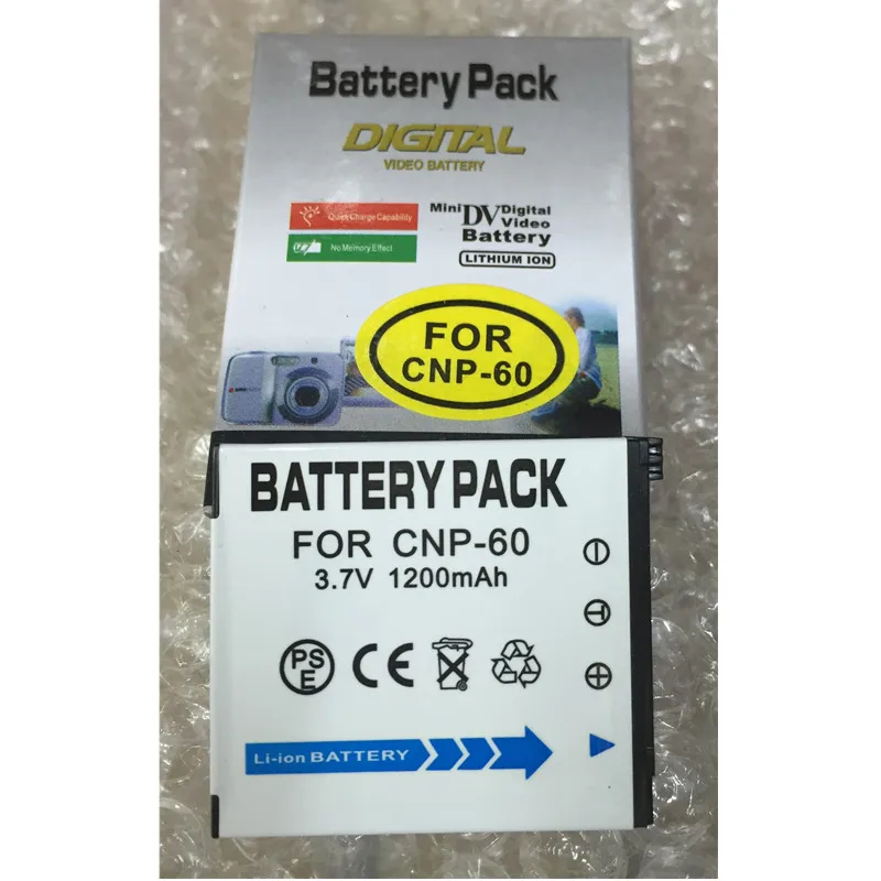 NP-60 CNP-60 NP 60 литиевые батареи пакет NP60 аккумуляторная батарея для цифровых