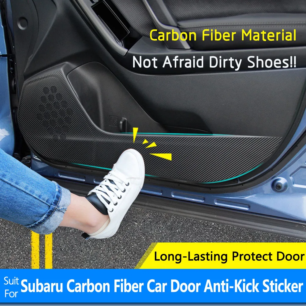 Special For Subaru Forester Legacy Outback XV 4PCS/SET Carbon Fiber Car Door Anti-kick Protection Pad Stickers
Special For Subaru Forester Legacy Outback XV 4PCS/SET Carbon Fiber Car Door Anti-kick Protection Pad Stickers