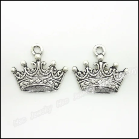 160pcs Vintage Charms Imperial crown Pendant Tibetan silver Zinc Alloy Fit Bracelet Necklace DIY Metal Jewelry Findings
160pcs Vintage Charms Imperial crown Pendant Tibetan silver Zinc Alloy Fit Bracelet Necklace DIY Metal Jewelry Findings
