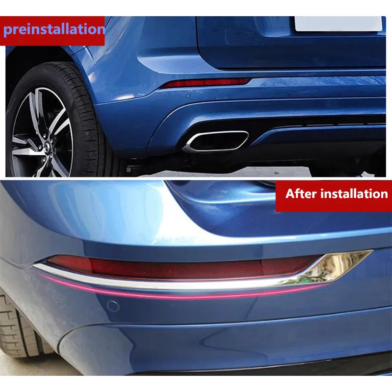 2PCS Rear Bumper Sticker Fog Lamp Decoration Frame Trim Strip for Volvo XC60 2018 Chrome Bright Silver Car Styling Accessories
2PCS Rear Bumper Sticker Fog Lamp Decoration Frame Trim Strip for Volvo XC60 2018 Chrome Bright Silver Car Styling Accessories