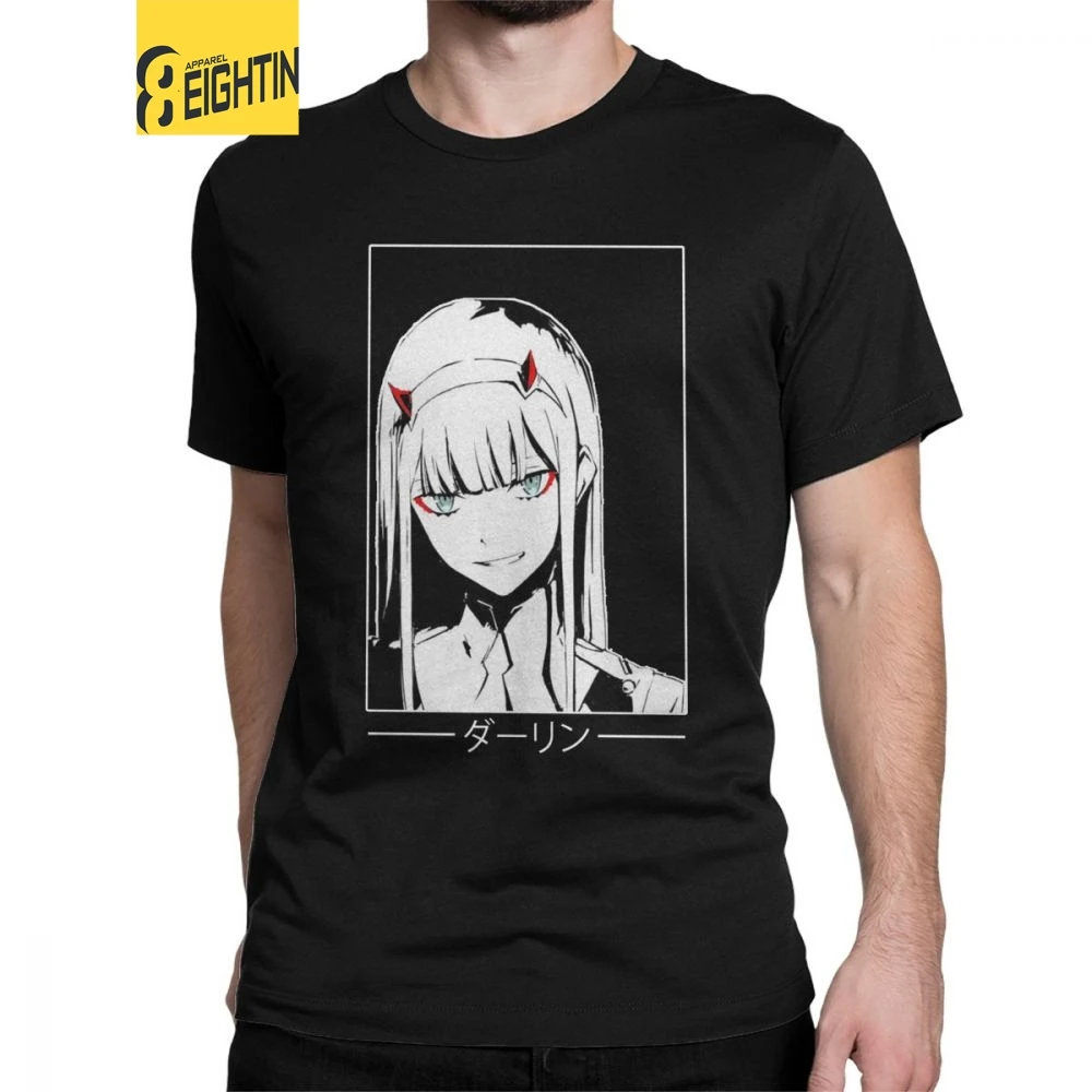Zero Two T Shirt Darling In The Franxx White T-Shirts Man's Short Sleeves Novelty Tee Shirt Round Neck 100% Cotton Clothes Brand
Zero Two T Shirt Darling In The Franxx White T-Shirts Man's Short Sleeves Novelty Tee Shirt Round Neck 100% Cotton Clothes Brand