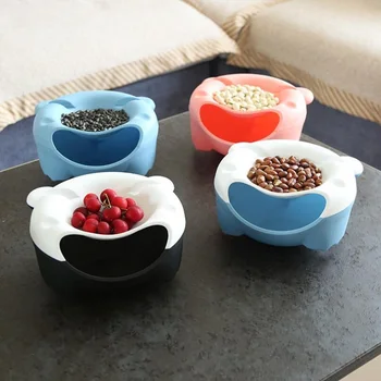 Plastic Creative double layer melon seeds plate lazy fruit tray cracking seeds artifact household small garbage bin trash can
Plastic Creative double layer melon seeds plate lazy fruit tray cracking seeds artifact household small garbage bin trash can