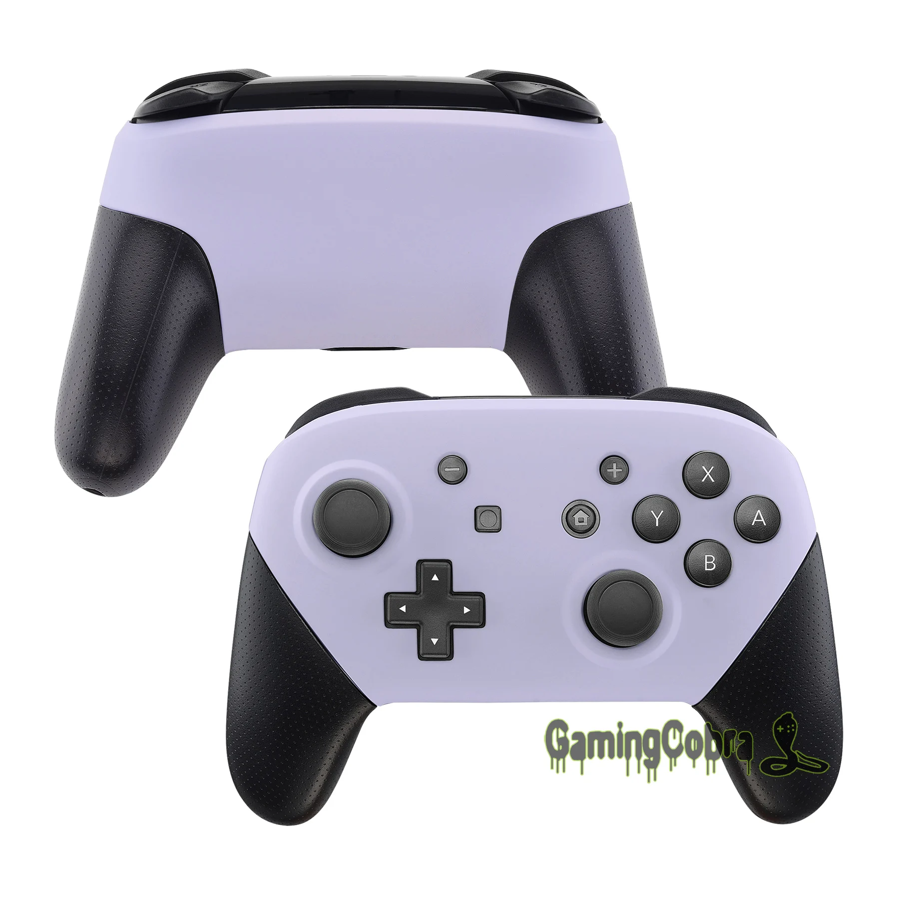 Soft Touch Light Violet Faceplate and Backplate Replacement Shell Housing Case Cover for Nintendo Switch Pro Controller
Soft Touch Light Violet Faceplate and Backplate Replacement Shell Housing Case Cover for Nintendo Switch Pro Controller