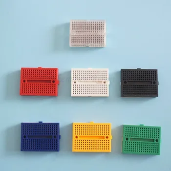 Free Shipping 50pcs SYB-170 Solderless Prototype Experiment Test Mini Breadboard 170 Tie-points 35*47*8.5mm for ATMEGA PIC UNO
Free Shipping 50pcs SYB-170 Solderless Prototype Experiment Test Mini Breadboard 170 Tie-points 35*47*8.5mm for ATMEGA PIC UNO