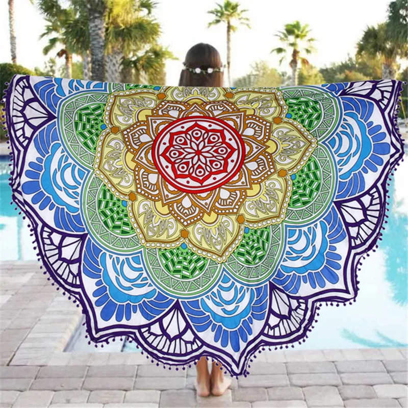 2019 Round Beach Towel 60 Inch Chiffon Adults Bath Victoria Playa Mandala Serviette Swimming Sport Yarn Quick-Dry bathroom Towel
2019 Round Beach Towel 60 Inch Chiffon Adults Bath Victoria Playa Mandala Serviette Swimming Sport Yarn Quick-Dry bathroom Towel
