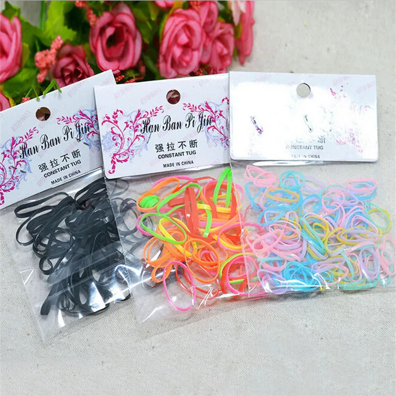 

Child Baby Gum for Hair TPU Disposable Elastics Hair Bands Girls Ponytail Holder Rubber Bands Hair Accessories dropship
