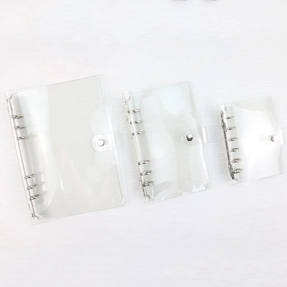 2019 new combination notebook PVC transparent loose-leaf travel travel sheet hand book portable A5/A6/A7
2019 new combination notebook PVC transparent loose-leaf travel travel sheet hand book portable A5/A6/A7