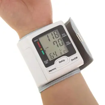 Portable Automatic LCD Wrist Digital Blood Pressure Meter Monitor Blood Beat Rate Pulse Display Meter Measure Health Care
Portable Automatic LCD Wrist Digital Blood Pressure Meter Monitor Blood Beat Rate Pulse Display Meter Measure Health Care