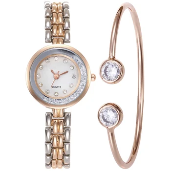 Luxury Rhinestone Steel Strip Watch Set 2018 Fashion Zinc Alloy Bracelet Watch Set Jewelry And Watches For Women Drop Shipping
Luxury Rhinestone Steel Strip Watch Set 2018 Fashion Zinc Alloy Bracelet Watch Set Jewelry And Watches For Women Drop Shipping