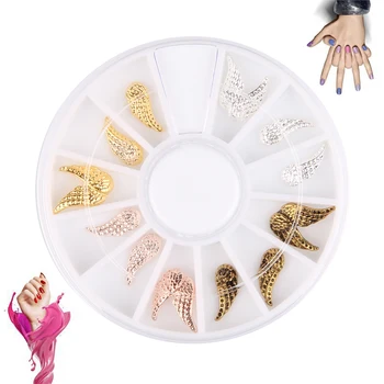1 Wheel 3D Metal Alloy DIY Wing Shape Rivet Studs Nail Art Rhinestones Nail Diamond Gem Nail Art Decoration Stones Nail Stickers
1 Wheel 3D Metal Alloy DIY Wing Shape Rivet Studs Nail Art Rhinestones Nail Diamond Gem Nail Art Decoration Stones Nail Stickers