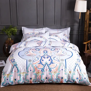 2018 New 100% Cotton Classic Printed Bedding set High-quality Duvet Cover set Bed Sheet Pillowcases Queen King Size 4pcs
2018 New 100% Cotton Classic Printed Bedding set High-quality Duvet Cover set Bed Sheet Pillowcases Queen King Size 4pcs