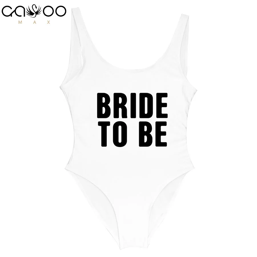 BRIDE TO BE Swimsuit Women Summer Thong One Piece Swimwear Wedding Party Bodysuits 2019 High Cut Waist Beachwear Bathing Suit
BRIDE TO BE Swimsuit Women Summer Thong One Piece Swimwear Wedding Party Bodysuits 2019 High Cut Waist Beachwear Bathing Suit