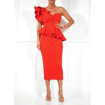 One SHoulder Bodycon Dress Celebrity 2 SuitS Elegant Sexy Slash Neck Fashion Party Dresses
One SHoulder Bodycon Dress Celebrity 2 SuitS Elegant Sexy Slash Neck Fashion Party Dresses