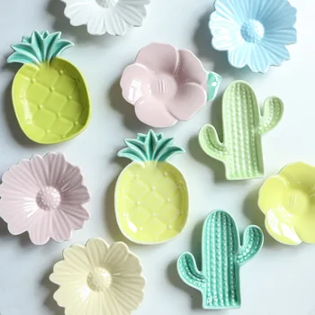 Glazed Ceramics Nordic Creative Meal Pineapple Dish Sauce Dish Cactus Petal Small Dishes of Irregular Shape Pink
Glazed Ceramics Nordic Creative Meal Pineapple Dish Sauce Dish Cactus Petal Small Dishes of Irregular Shape Pink