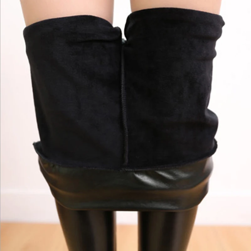 Plus Size 3XL 4XL Sexy Faux Leather Pants Winter Warm Slim Trousers Thicken Elastic High Waist Warm Thick velvet Women Leggings
Plus Size 3XL 4XL Sexy Faux Leather Pants Winter Warm Slim Trousers Thicken Elastic High Waist Warm Thick velvet Women Leggings