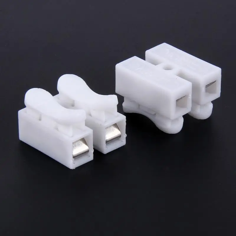 50pcs/lot 250V 10A Push Block Wire Connector 2P Butt Joint Terminal Blocks Universal Connector Electric Connection for Led Lamp
50pcs/lot 250V 10A Push Block Wire Connector 2P Butt Joint Terminal Blocks Universal Connector Electric Connection for Led Lamp