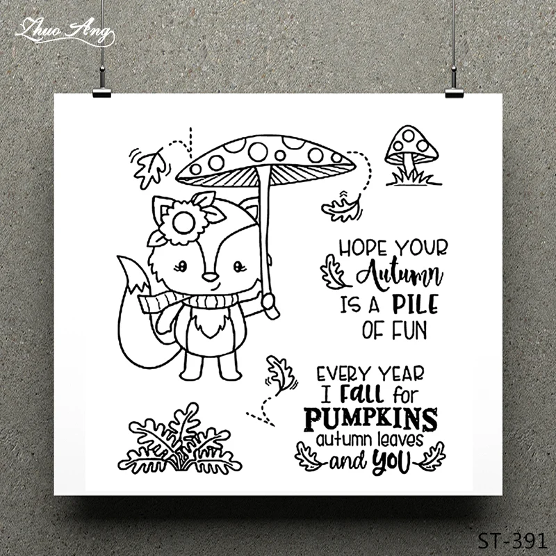 ZhuoAng Cute Fox Clear Stamp for Scrapbooking Rubber Stamp Seal Paper Craft Clear Stamps Card Making
ZhuoAng Cute Fox Clear Stamp for Scrapbooking Rubber Stamp Seal Paper Craft Clear Stamps Card Making