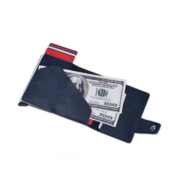 Women Men Aluminum Box Genuine Leather Wallet ID Bank Card Holders RFID Blocking Mini Magic Wallets Automatic Credit Card Purse
Women Men Aluminum Box Genuine Leather Wallet ID Bank Card Holders RFID Blocking Mini Magic Wallets Automatic Credit Card Purse