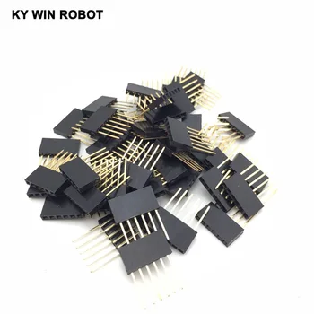 Special Female Header Connector PC104 long Female Header Connector 2.54 spacing 1*6/6P pin 11MM 50pcs/lot
Special Female Header Connector PC104 long Female Header Connector 2.54 spacing 1*6/6P pin 11MM 50pcs/lot