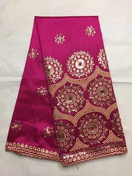 2019 Most Popular African George Lace Fabric,High Quality Royal Blue George Silks Lace Silver Embroidered And Sequins For Sewing
2019 Most Popular African George Lace Fabric,High Quality Royal Blue George Silks Lace Silver Embroidered And Sequins For Sewing