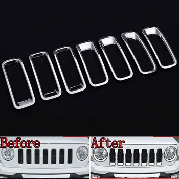 7x Chrome ABS Car Front Grill Inserts Molding Trim Decor Cover Styling Sticker Fit For Jeep Patriot 2011-2015 Car Accessories
7x Chrome ABS Car Front Grill Inserts Molding Trim Decor Cover Styling Sticker Fit For Jeep Patriot 2011-2015 Car Accessories