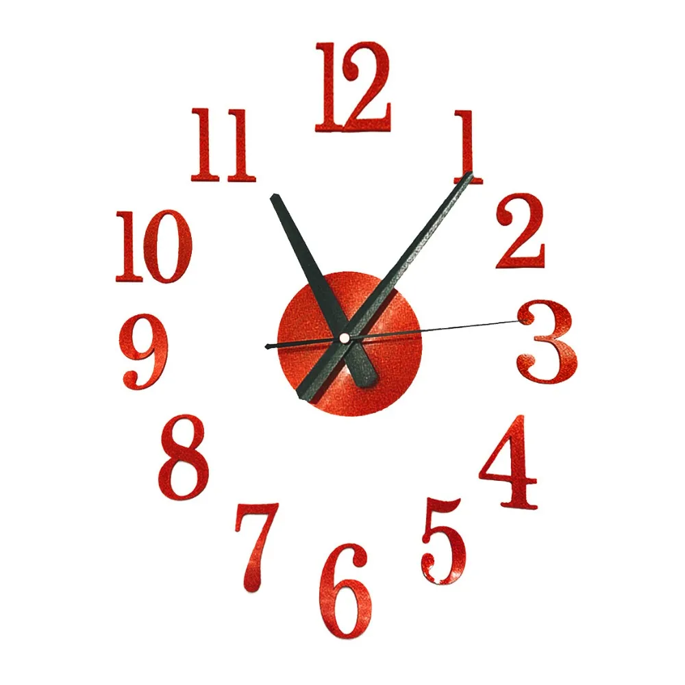 DIY Quartz Clock Silent Acrylic Sticker Arabic Numbers Modern Design 3d Wall Clocks Home Decor for Office Living Room Bedroom
DIY Quartz Clock Silent Acrylic Sticker Arabic Numbers Modern Design 3d Wall Clocks Home Decor for Office Living Room Bedroom